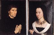 MEMLING, Hans Tommaso Portinari and his Wife wh France oil painting reproduction